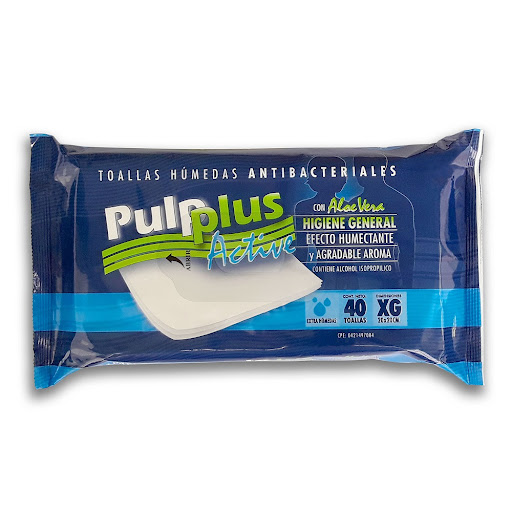 TOALLITAS HUMEDAS ALOE VERA X 40 UND (PULPLUS ACTIVE)